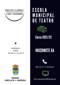 CURSO 2021/2022 ESCOLA MUNICIPAL DE TEATRO